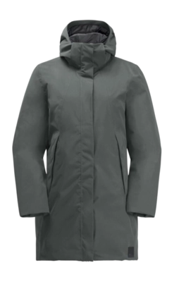 Jacke Jack Wolfskin Salier Coat Damen Grey