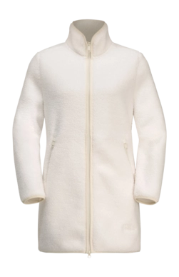 Jacke Jack Wolfskin High Curl Coat Damen Cotton White
