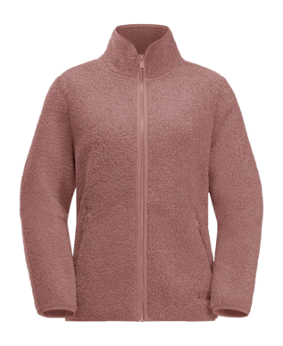 Sweatjacke Jack Wolfskin High Curl Jacket Damen Afterglow
