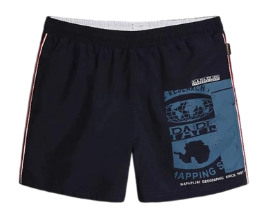 Short de Bain Napapijri Homme V-Galapagos Blu Marine