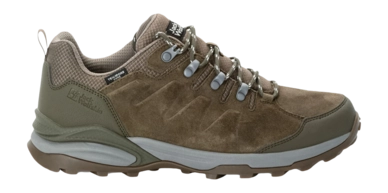 Wanderschuhe Jack Wolfskin Refugio Texapore Low Herren Cold Coffee