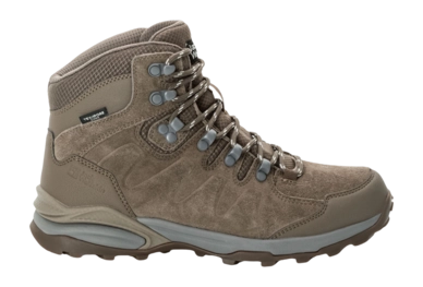 Wanderschuhe Jack Wolfskin Refugio Texapore Mid Damen Chestnut