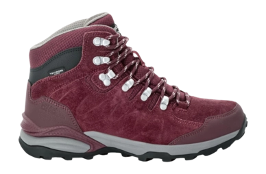 Chaussures de Randonnée Jack Wolfskin Femme Refugio Texapore Mid Dark Maroon