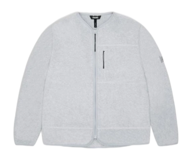 Jas Rains Unisex Fleece Jacket T1 Grey Melange