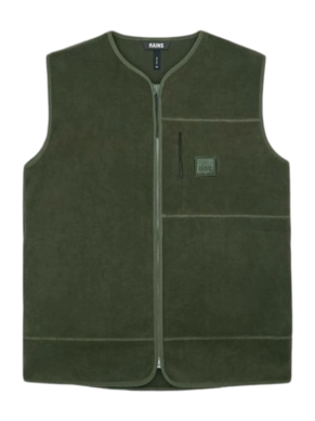 Gilet Rains Unisex Fleece Vest T1 Green