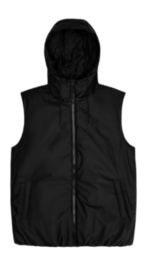 Gilet Rains Unisexe Lohja Vest W3T1 Black