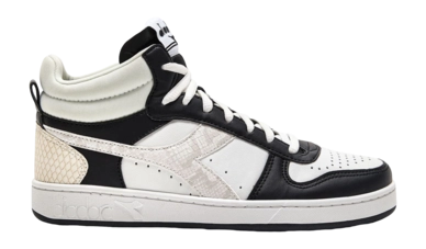 Baskets Diadora Femme Magic Basket Demi Reptile Black White