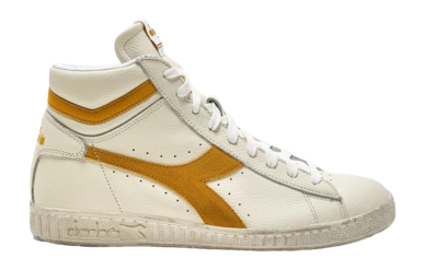 Baskets Diadora Femme Jeu L High Waxed Suede Pop White Calendula