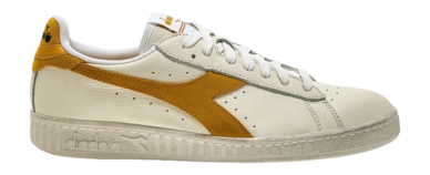 Diadora Women Game L Low Waxed Suede Pop White Calendula