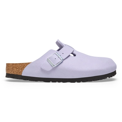 Klomp Birkenstock Women Boston Microfibre Vegan Purple Fog Narrow