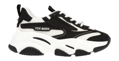Baskets Steve Madden Femme Possession-E Black White