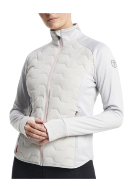 Jas Tenson Txlite Hybrid Zip Women Oyster Mushroom