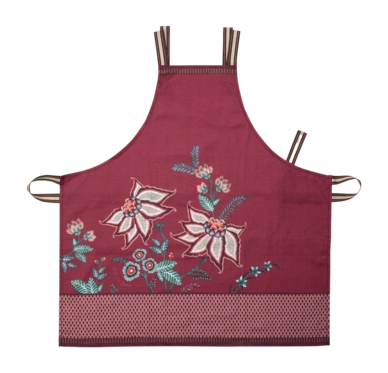 Tablier Pip Studio Flower Festival Dark Pink