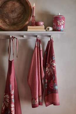 Pip Studio Flower Festival FW2023 Textiles Dark Pink 02