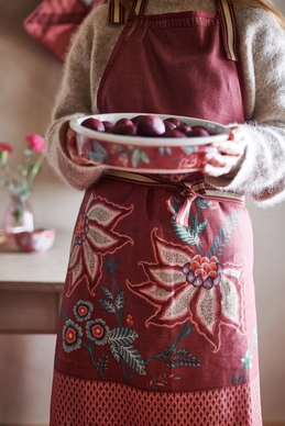 Pip Studio Flower Festival FW2023 Textiles Dark Pink 03