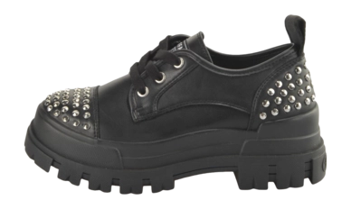 Boots Buffalo Aspha CLS Pin Damen Black Silver Vegan Nappa