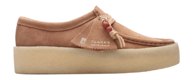 Chaussures Clarks Originals Femme Wallabee Cup Warm Beige