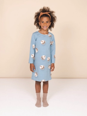 Robe à Manches Longues Snurk Enfant Hedgy Blue