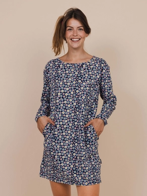 Langarmkleid Snurk Damen Daisy Dusk