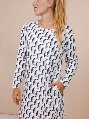 Robe à Manches Longues Snurk Femme Pingouin