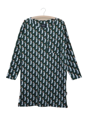 Langarmkleid Snurk Damen Penguin Xmas