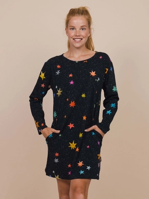 Robe à Manches Longues Snurk Femme Starry Night