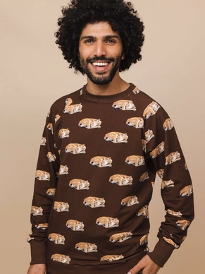 Pullover Snurk Herren Sleeping Deer