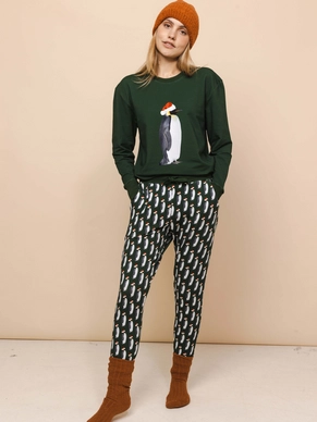Pullover Snurk Damen Penguin Xmas