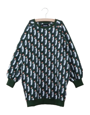 Sweaterkleid Snurk Kinder Penguin Xmas