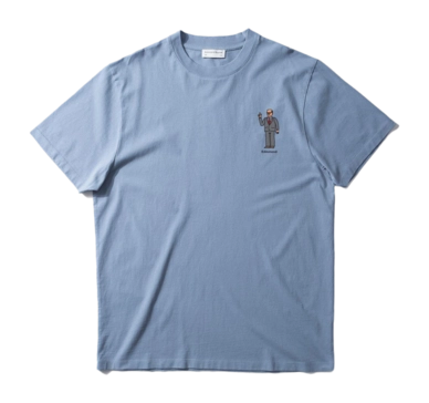 T-Shirt Edmmond Studios Men Stock Market Plain Steel 2023