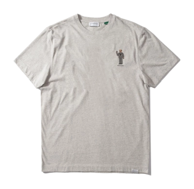 T-Shirt Edmmond Studios Men Stock Market Plain Grey 2023