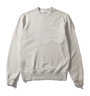Sweatshirt Edmmond Studios Men Mini Logo Plain Light Grey Melange 2023