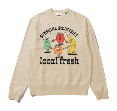 Sweatshirt Edmmond Studios Men Local Fresh Plain Tan 2023