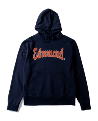 Sweatshirt Edmmond Studios Men Curly Hoodie Plain Navy 2023