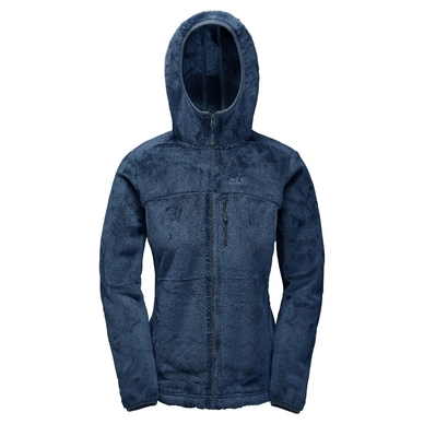 Sweatjacke Jack Wolfskin Polar Night Flex Dunkelblau Damen