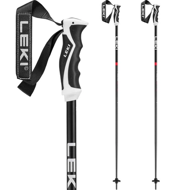 Ski Pole Leki Neolite Dark Anthracite Black Bright Red