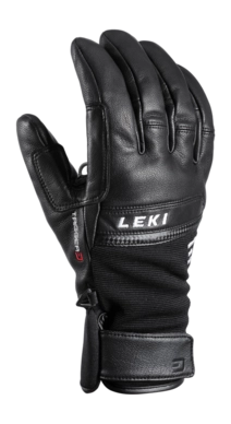 Gloves Leki Lightning 3D Black White