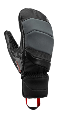 Handschuhe Leki Griffin Base 3D Mitten Grey / Black