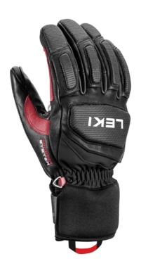 Gants Leki Griffin Pro 3D Noir Rouge Blanc