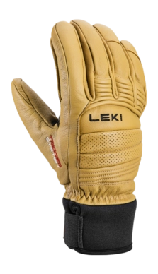 Handschoen Leki Copper 3D Pro Tan Black