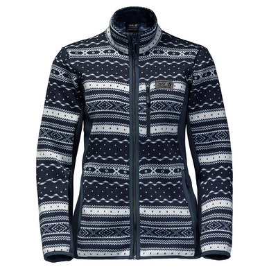 Sweatjacke Jack Wolfskin Shackleton Flex Women Night Blau Damen