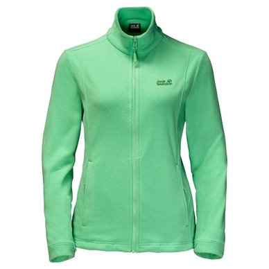 Fleece Jack Wolfskin Kiruna Women Spring Green