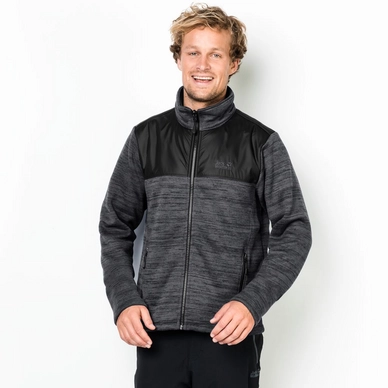 Fleecejacke Jack Wolfskin Aquila Jacket Grau Herren Outdoorsupply