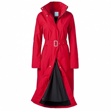 Regenmantel Happy Rainy Days Long Raincoat Rosa Red Black 2018