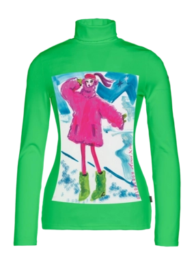 Long Sleeve Goldbergh Women's Coolgirl Long Sleeve T-Shirt Flash Green
