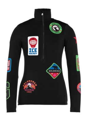Ski Sweatshirt Goldbergh Women Bodycheck Black