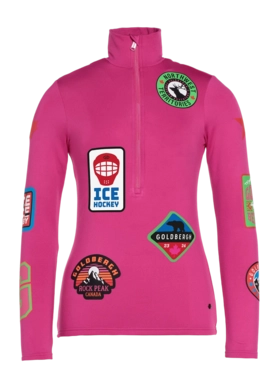 Ski Sweatshirt Goldbergh Women Bodycheck Passion Pink