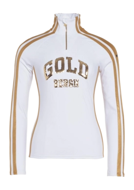 Ski Sweatshirt Goldbergh Women Goblet White/Gold