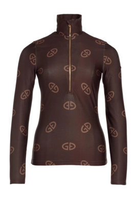 Ski Sweatshirt Goldbergh Women's Robson Dark Brown