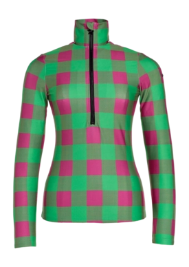 Ski Sweatshirt Goldbergh Women Woody Green/Pink